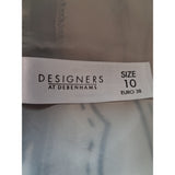 Betty Jackson Black Womens 100% Silk Floral Embroidered Party Dress UK 10
