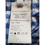HIGH Blue White Check Skirt Size 10