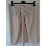 Armani Collezioni Grey Drape Front Pencil Skirt NWT Size IT 48 UK 16
