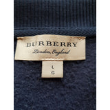 Burberry Womens Navy Sweatshirt Size L