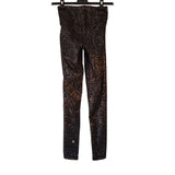 Sweaty Betty Black Gold Foil Print Leggings Size XS
