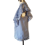 Ted Baker Blue Lace Blouse Top, Size 1 / 8