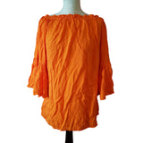 VIX Paula Hermanny  Women's Orange Blouse Size P/S
