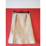Carolina Herrera Gold Skirt Suit Size 12 UK 40 EU