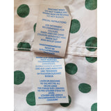 Boden White Green Dot Cotton Shirt Size 22R