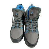 Gelert Horizon Junior Women's Mid Waterproof Hiking Boots Grey Blue Outdoor Boots Size 6 UK 39 EU