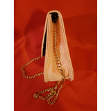 Women's Peach Ocassion Silk Custom Crossbody Bag