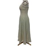 Light Yellow Dress with Cropped Blazer, Size S