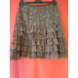 MARKS &SPENCER Limited Collection Mocha Khaki Skirt Size 14