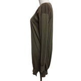 Stella McCartney Khaki Knitted Wool Silk Dress Size 38 IT 6 UK