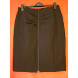 Bastyan Black Cotton Skirt Size 14