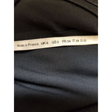 Roland Mouret Black Dress Size 34 FR 6 UK