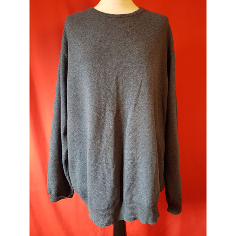 Jaeger Navy Men's Wool Cashmere Jumper Size XL