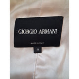 Giorgio Armani Womens Black White Plaid Check Blazer Jacket UK 12 IT 44