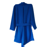 Ted Baker Navy Belted Jumpsuit, Size 1 / 8