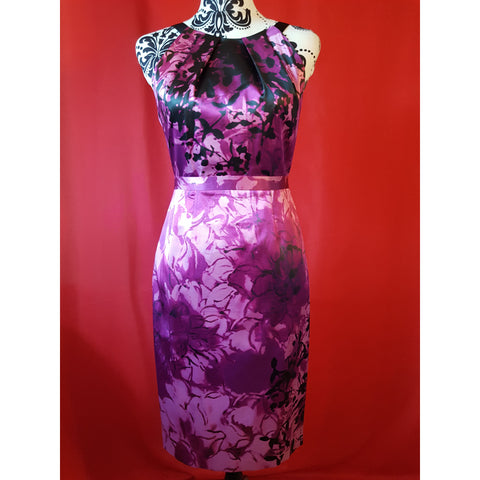 Elie Tahari Lilac Silk Dress Size 6