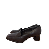 Clarks Cushion Soft Womens Brown Heels Shoes Size 4.5