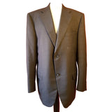 Canali Men's Grey Wool Suit Size 58