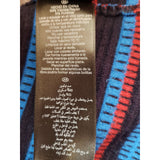 Hobbs Black Blue Red Stripe Stripe Knit Dress Size 8