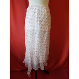 Fenn Wright Manson Long Lilac 100% Silk Skirt Suit Size 6