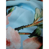 Jolie Moi Light Blue Red Floral Print Dress, Size 14