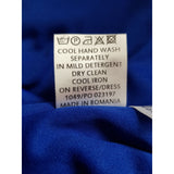 Gina Bacconi Navy Red Floral Print Maxi Dress Size 12