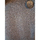 Bazar de Christian Lacroix Womens Brown Coat Size 10
