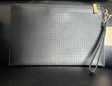 Michael Kors Black Wristlets XL Zip Clutch