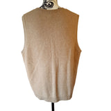 Seasalt Cornwall Brown Wool Vest V-neck Size 20