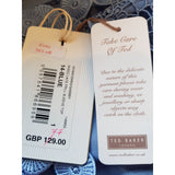 Ted Baker Blue Lace Blouse Top, Size 1 / 8
