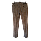 Albion Men's Grey Check Trousers Size 36R