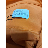 Hillier Bartley Orange Maxi Ocassion Pure Silk Dress Size 8