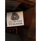 Canali Men's Black Stripe Wool Suit Size 54