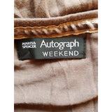 Marks & Spencer Autograph  Mocha Dress Size 14