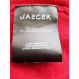 Jaeger Red Men's Wool Cashmere Jumper Size XL