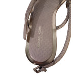 Michael Kors Collection Grey Leather Thong Sandals Size UK 3.5 EU 36.5