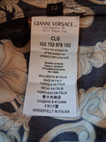 Gianni Versace Barocco Print Pleated Silk Skirt 2018 Collection Size 46 IT 14 UK