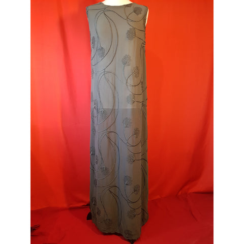 GHOST Grey Maxi Dress Size S