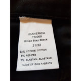 Jeanerica Men's Black Jeans Size W31 L32