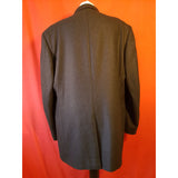 Canali Men's Black Wool Blazer Size 58