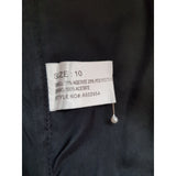 House Of Fraser Black Beaded Maxi Dress Size 10.