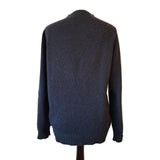 Darzi Navy Lambswool Jumper Size S