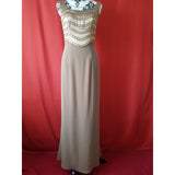 John Charles Light Brown Maxi Dress Size 10 UK 36 EU