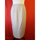 After Six at Ronald Joyce Grey Embroidered Skirt Suit Size 12