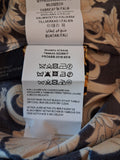Gianni Versace Barocco Print Pleated Silk Skirt 2018 Collection Size 46 IT 14 UK