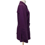 Bonmarche Womens Purple Trench Coat Size 20