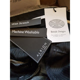 Albion Men's Grey Check Trousers Size 36R