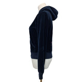 Juicy Couture Navy Zip Hoodie Size L