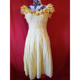 Catherine Malandrino Yellow Cotton Dress Size 2 / XS