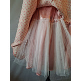 Forever Unique Pink Pearl Embellished Collar Fit Flare Party Prom Dress Size UK 10